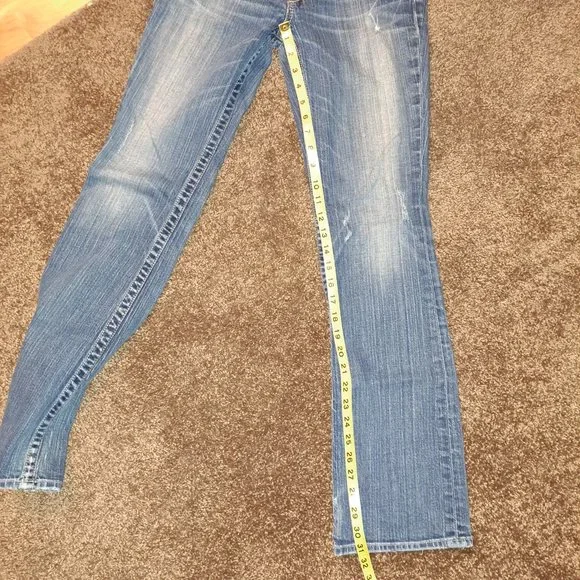 Big Star Women's Maddie Boot Cut Mid Rise Fit Distressed Jeans size 26 R - Picture 10 of 14